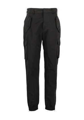 Ermanno Scervino multi-pocket elasticated bottom trousers - Black