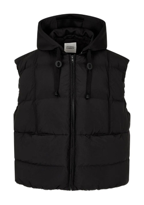 TOMBOY zip-up gilet - Black