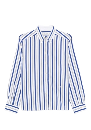 Wales Bonner striped button-fastening shirt - White