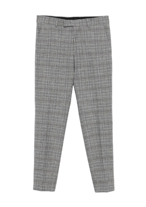 Karl Lagerfeld checked flat-front trousers - Grey