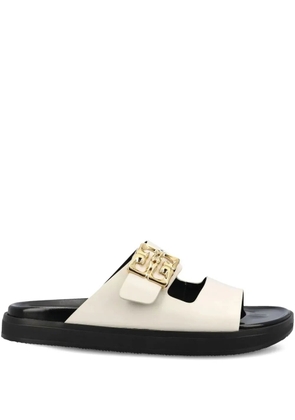 Givenchy Liquid 4G-embellishment buckle slides - Neutrals