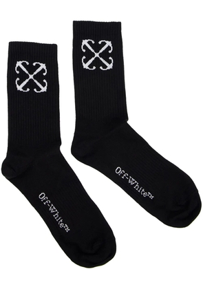 Off-White Arrows-motif socks - Black