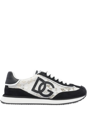 Dolce & Gabbana logo-patch sneakers - Black
