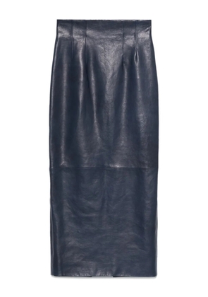KHAITE Loxley midi skirt - Blue