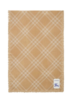 Burberry wide check-print scarf - Neutrals