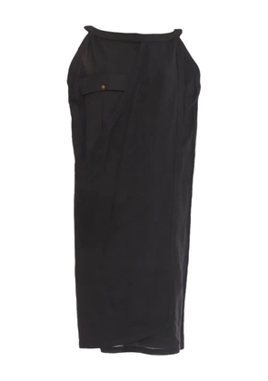 Versace Pre-Owned jersey midi dress - Black