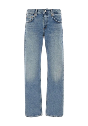 AGOLDE five-pocket cotton jeans - Blue