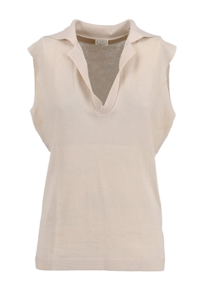 Agnona Vintage knitted top - Neutrals