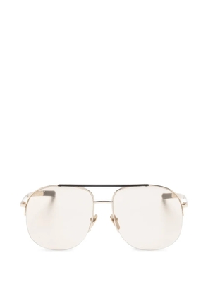 Gucci Eyewear double-brow sunglasses - Gold