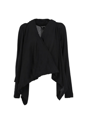 Ann Demeulemeester Vintage asymmetrical open cardigan - Black