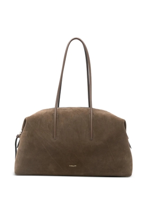 DeMellier Stockholm suede shoulder bag - Brown