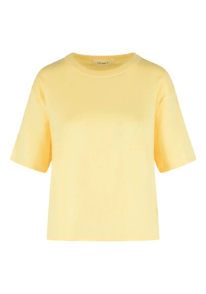 Lisa Yang ribbed dropped-shoulder T-shirt - Yellow