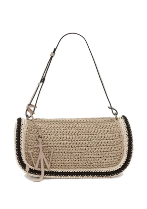 JW Anderson Bumper crochet shoulder bag - Grey