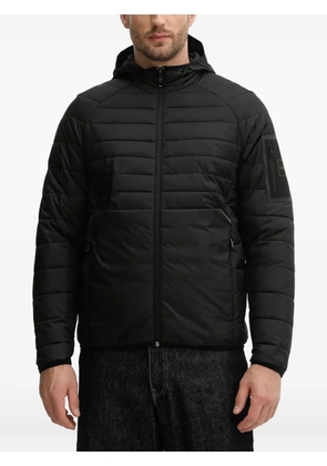 BOSS hooded quilted jacket - Black