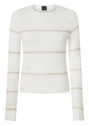 PINKO striped T-shirt - White