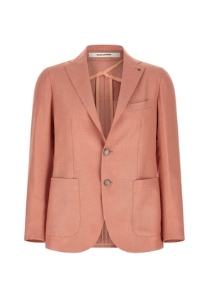 Tagliatore Montecarlo mirror-lapels brooch blazer - Pink