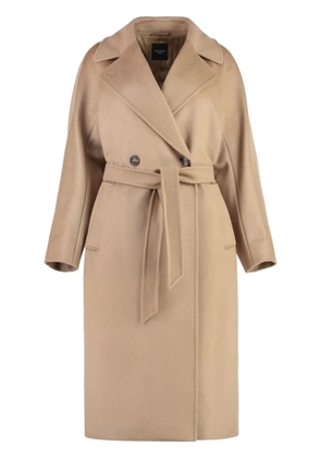 Weekend Max Mara belted wool coat - Neutrals
