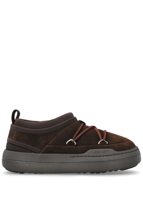 Moon Boot Park logo-print sneakers - Brown