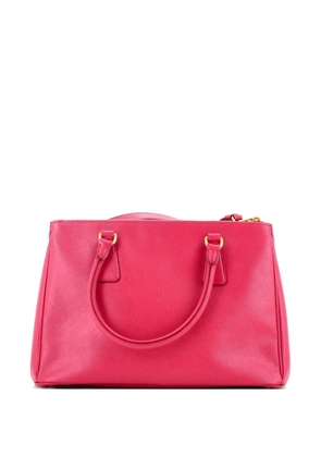 Prada Pre-Owned Double Zip Lux Saffiano Leather Small tote bag - Pink