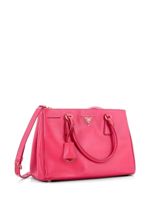 Prada Pre-Owned Double Zip Lux Saffiano Leather Small tote bag - Pink