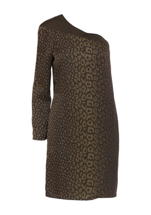 Gucci Pre-Owned one-shoulder mini dress - Green