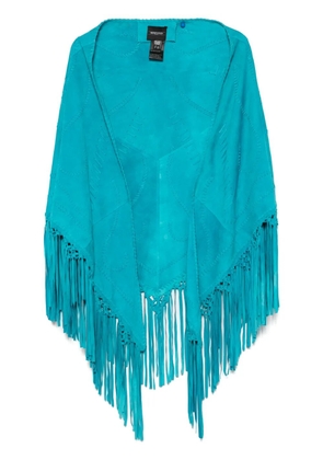 Simonetta Ravizza suede scarf - Blue