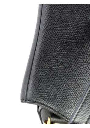 Christian Dior Pre-Owned Saddle Handbag Leather Mini shoulder bag - Black