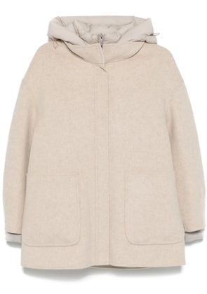 Moorer Natisha puffer jacket - Neutrals