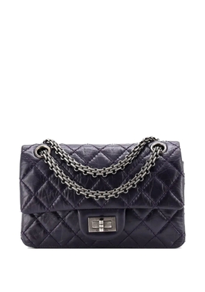 CHANEL Pre-Owned Reissue 2.55 Flap Bag Quilted Aged Calfskin 224 crossbody bag - Purple