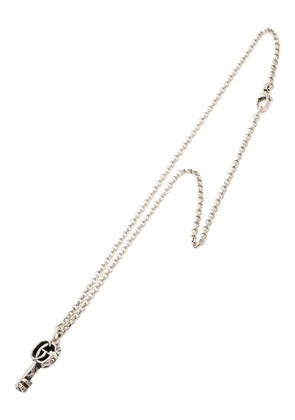 Gucci Pre-Owned 2015-2025 Sterling Silver G Marmont Key Pendant necklace