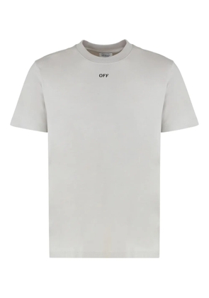 Off-White ribbed crew-neck T-shirt - Grey