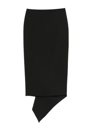 THELATEST asymmetric pencil skirt - Black