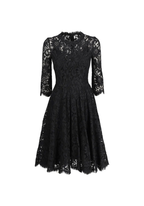 Dolce & Gabbana Pre-Owned laced midi dress - Black