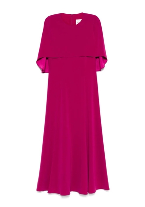 Roland Mouret cape-design midi dress - Pink