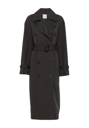 TOTEME crisp summer trench coat - Black