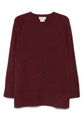 Bruno Manetti raglan-sleeve cashmere sweater - Red