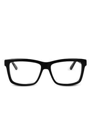 GCDS rectangle-frame glasses - Black