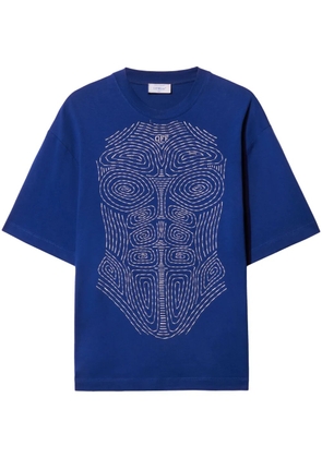 Off-White body stitch T-shirt - Blue