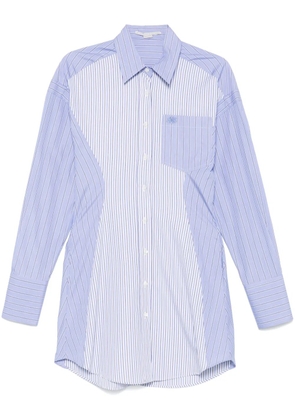 Stella McCartney striped shirt mini dress - Blue