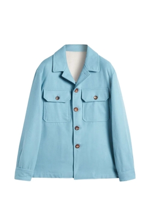 Doppiaa chest-pockets button shirt jacket - Blue