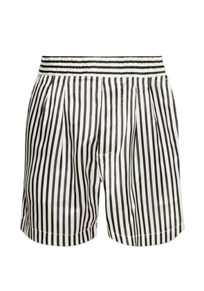 TOM FORD striped shorts - White