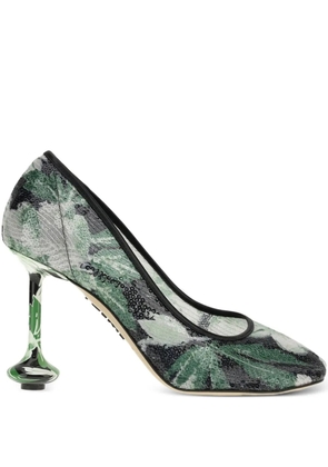 LOEWE 90mm Toy pumps - Green