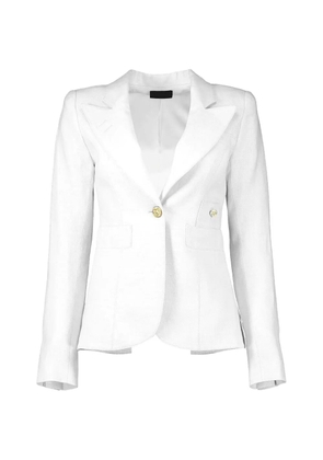 Smythe single-breasted duchess blazer - White