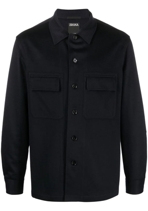 Zegna Alba Oasi shirt jacket - Blue