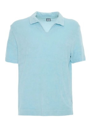 Fedeli cotton polo shirt - Blue