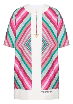 Valentino Garavani Rhombus 75 poplin mini dress - Pink