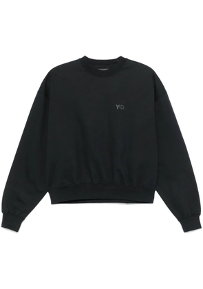 Y-3 x Adidas logo-print sweatshirt - Black