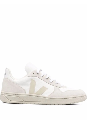 VEJA V-10 mesh low-top sneakers - White