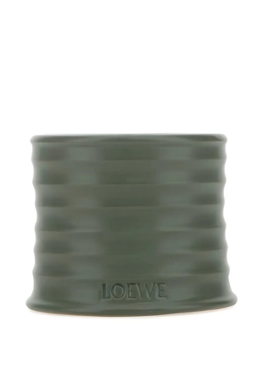 LOEWE ribbed candle - Green