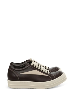 Rick Owens panelled sneakers - Brown